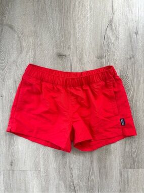 Patagonia Women's Red Elastic Waist Shorts XS